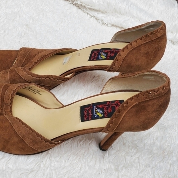 Carlos Falchi designer heels 10 NWOB‎ - Picture 3 of 9